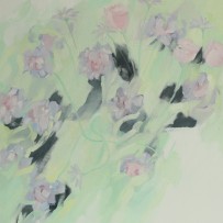 Flores en malva