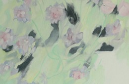 Flores en malva