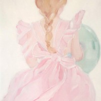 Niña con globo