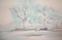 Paisaje en azules